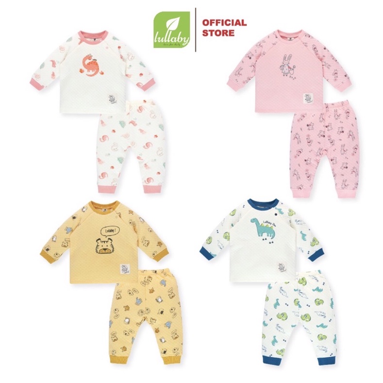 [Lullaby] BỘ CÀI VAI DÀI TAY CHO BÉ( 6-9m đến 3-4y)