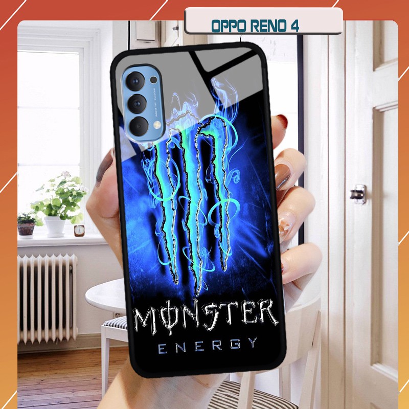 Ốp lưng kính 3D Oppo Reno 4