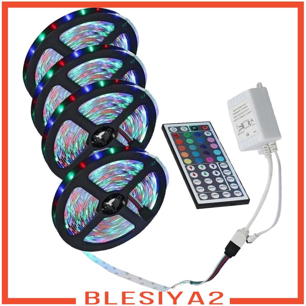 20m LED Color Changing Light Strips Flexible with Remote Battery Powered