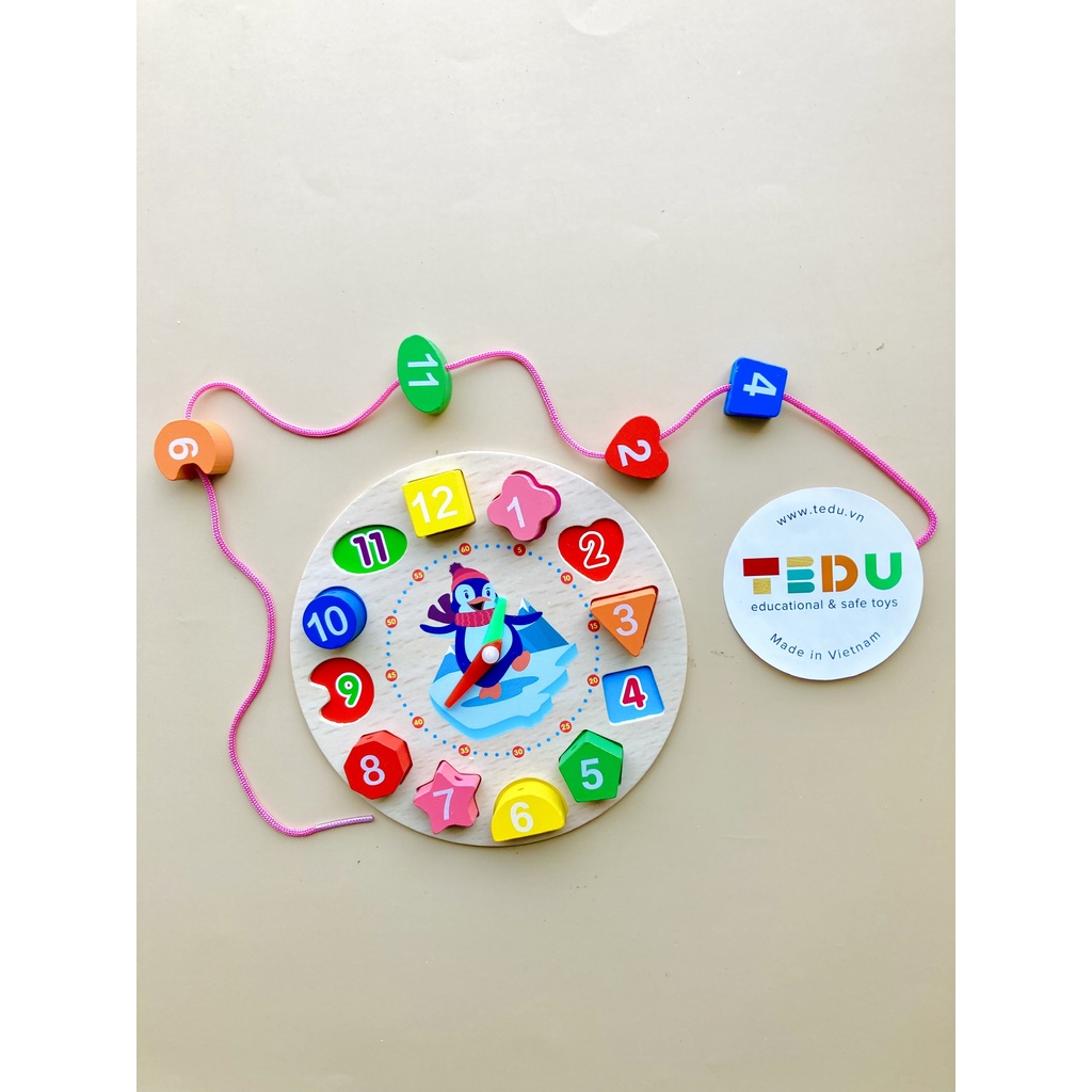 Đồ chơi gỗ TEDU rèn luyện tư duy cho bé