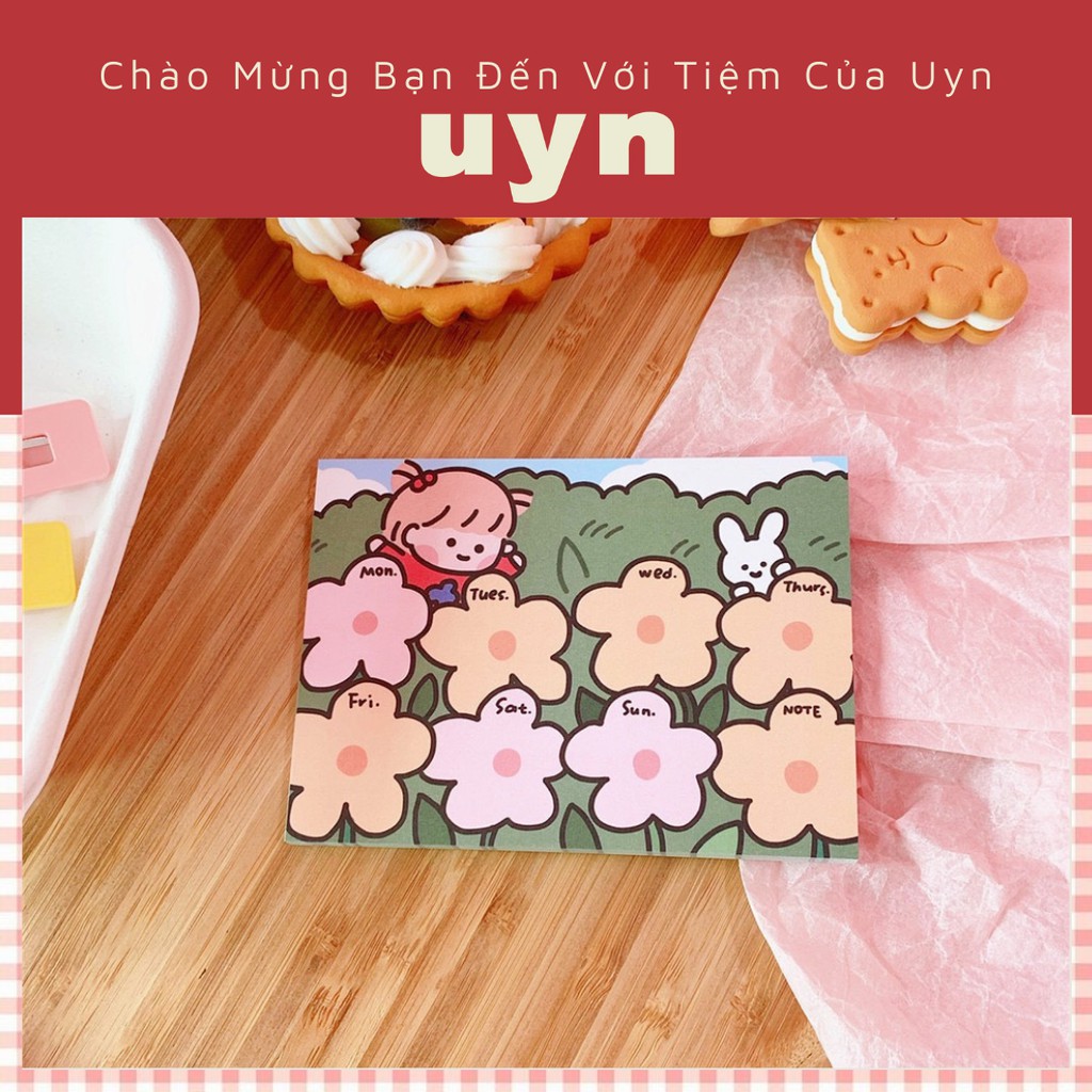 Giấy Nhớ Hoạt Hình Cute - Giấy Note