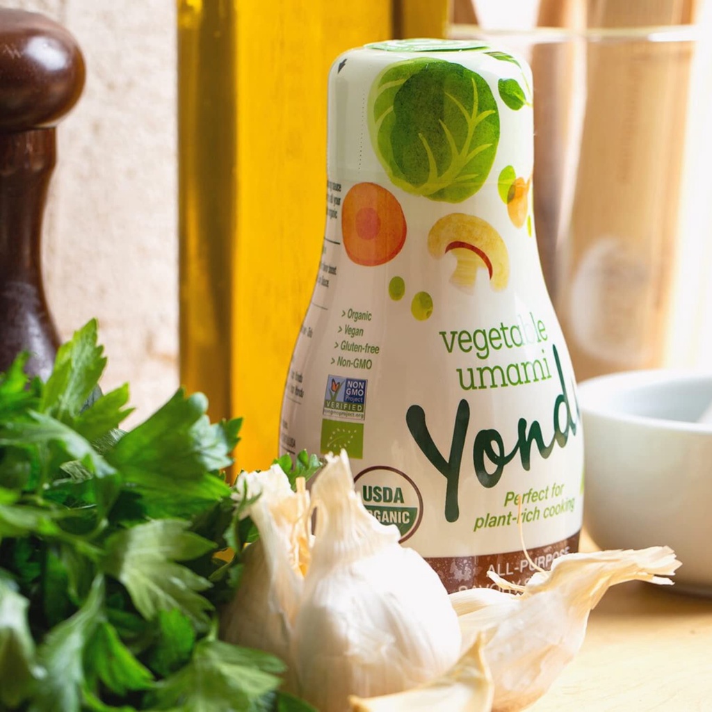 Nước Cốt Gia Vị Hữu Cơ Umami Từ Rau Củ Hữu Cơ - Yondu Organic Umami - Thuần chay, dùng để nấu ăn thay bột ngọt, nước mắm