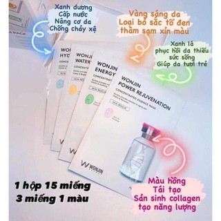 Mặt nạ giấy Wonjin Set 15 miếng