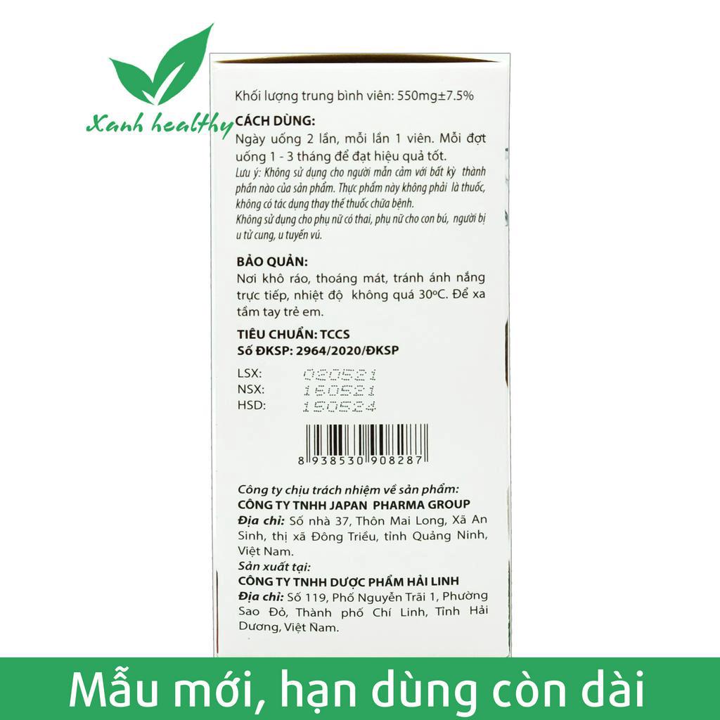 Viên uống trắng da Collagen Glutathion Plus - Chống lão hóa, giảm nám sạm da, tăng nội tiết tố nữ hiệu quả - Hộp 30v