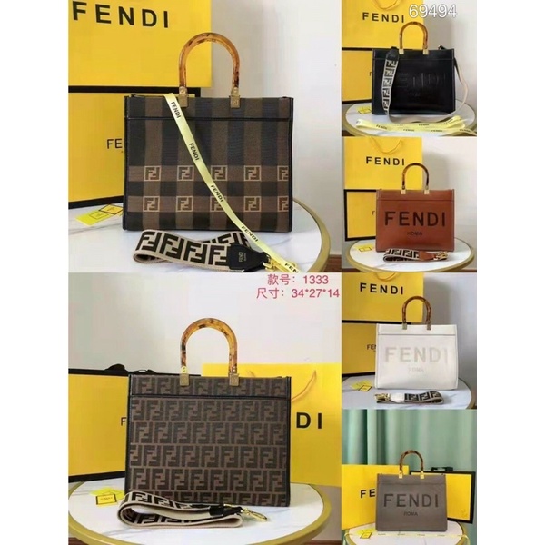 Túi F tote shopping bag không box
