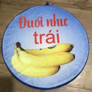 COMBO 3 GỐI TRÁI CÂY 3D- 37cm x dày 7cm.