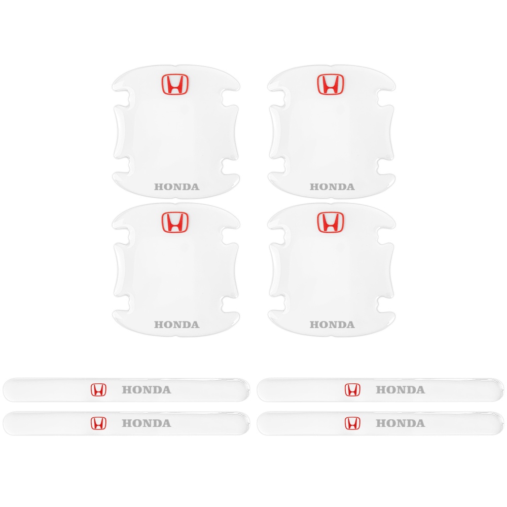 Miếng dán tay nắm cửa xe hơi trong suốt chống va chạm cho Honda