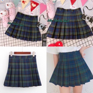 Chân váy tennis ulzzang caro ảnh thật cuối sẵn