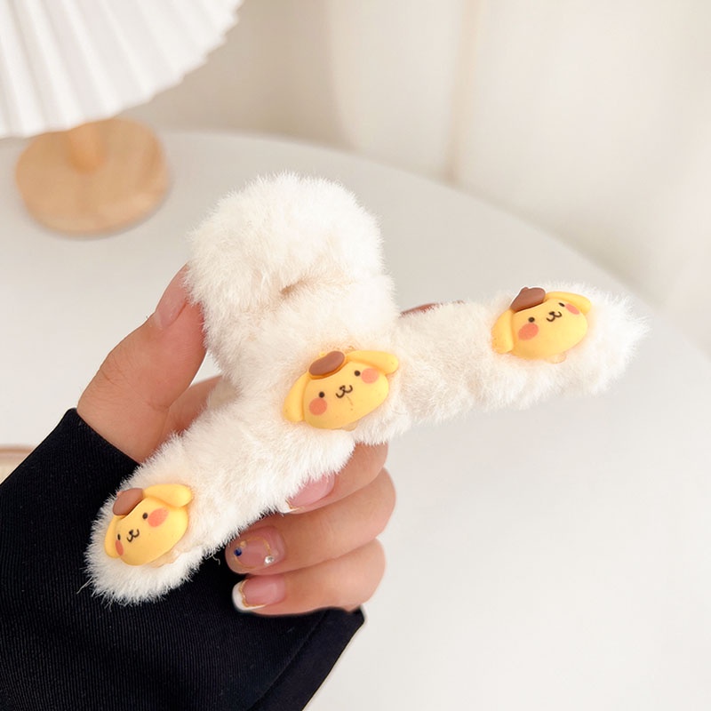 Kẹp Tóc Hình Cá Mập Nhồi Bông Phong Cách Hàn Quốc Dễ Thương Dành Cho Bé Gái