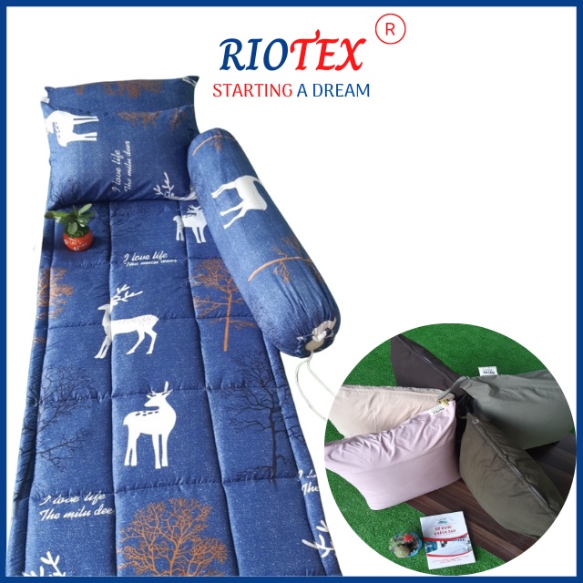 Tấm Nệm Ngủ Trưa Văn Phòng Gấp Gọn Công Sở Một Người Nằm RIOTEX