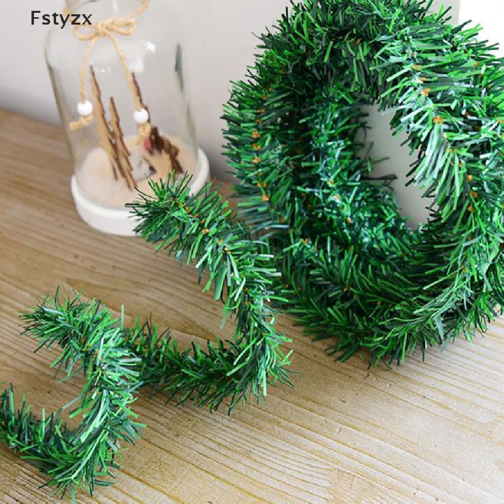 Dây lá thông 5.5M làm vòng hoa trang trí Giáng sinh