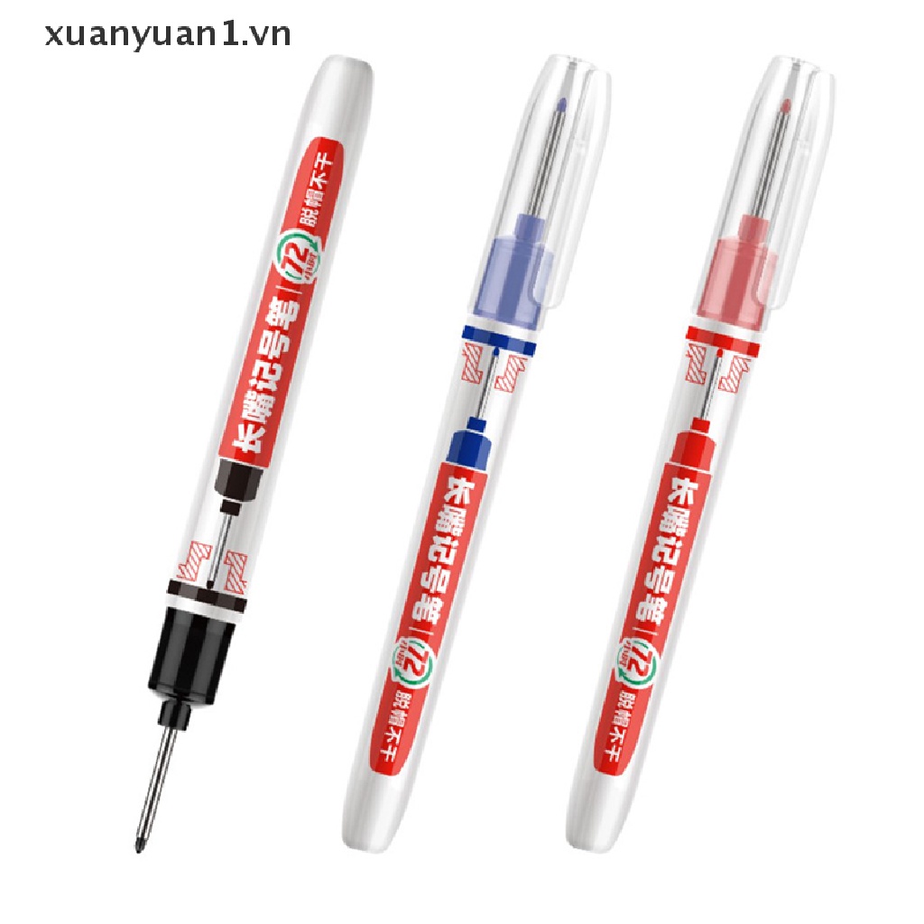 Bút Đánh Dấu Hai Đầu Ngòi Dài 20mm Chống Thấm Nước Dùng Trong Làm Mộc