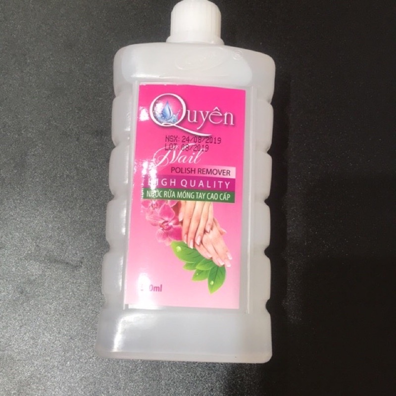 Axiton Quyên 500ml(nước rửa móng,nước ủ phá sơn gel Acetone)