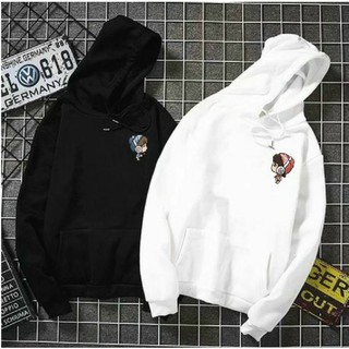Áo đôi hoodie thu đông chất nỉ đẹp