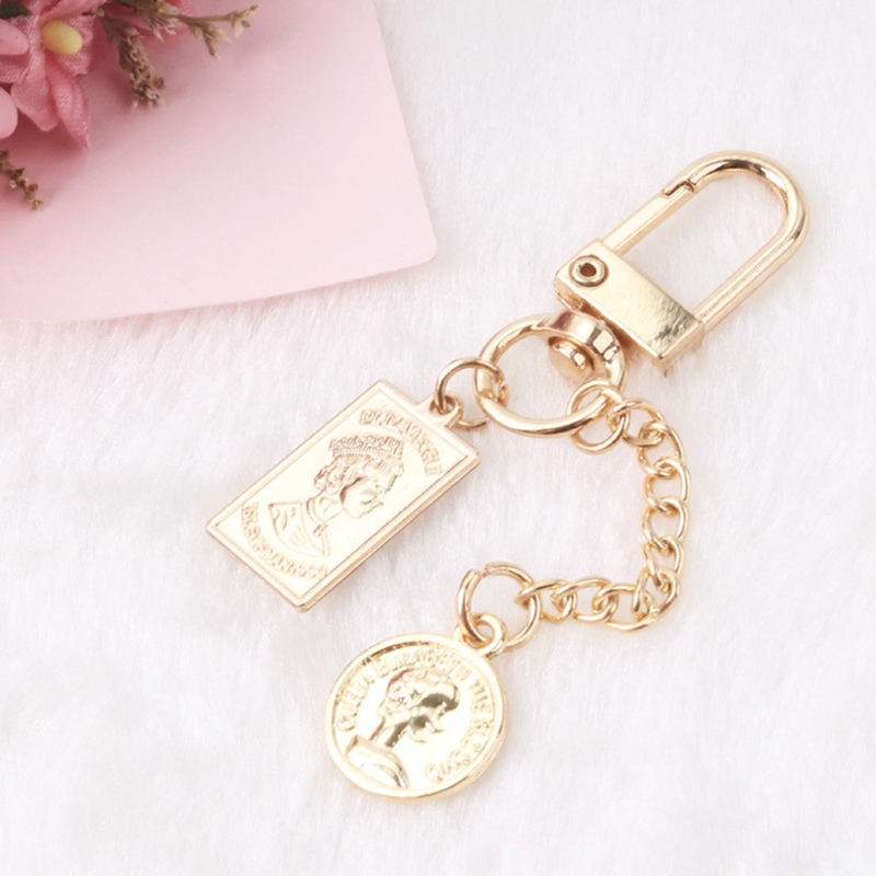 Tmdbyx Móc chìa khóa tự thiết kế kiểu trang sức gắn cho túi cầm tay tiện dụng