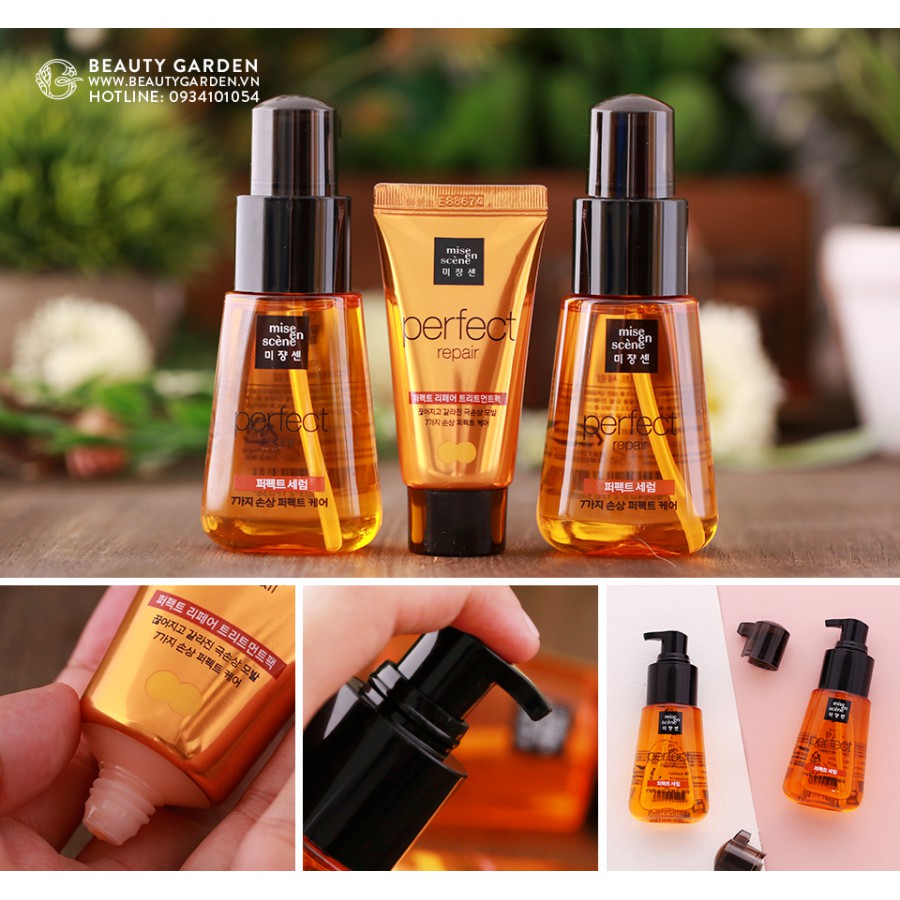 Set dưỡng tóc tinh chất Misen Perfect