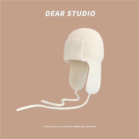 Mũ Tai Bèo Lông Cừu Ấm Áp Dễ Thương Thời Trang Thu Đông