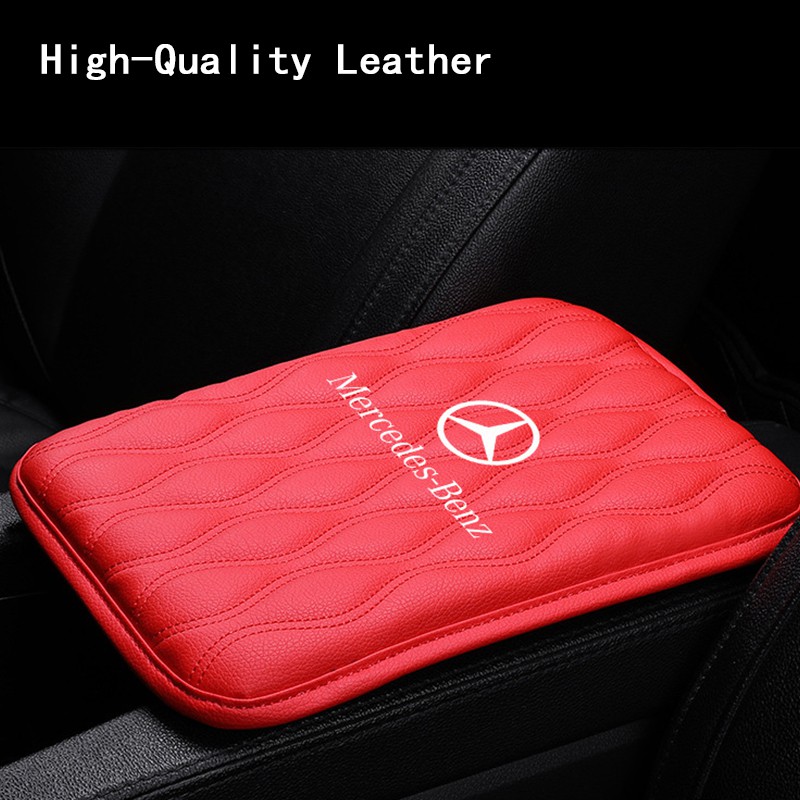 Đệm Da Chống Nước Cho Hộp Tỳ Tay Xe Hơi Mercedes Benz AMG E200 W210 W203 W124 W204 W211 W205 W212 W203 C200 E350 A180 CLA A45 E240 E250 C200 GLC