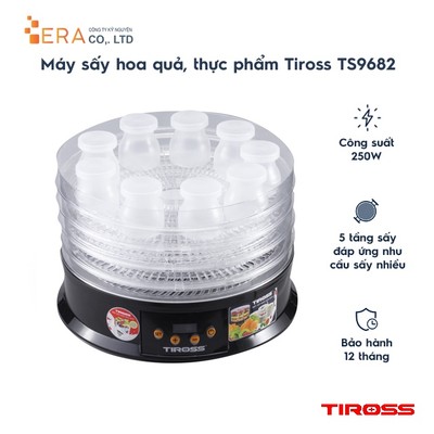Máy sấy rau cử quả và làm sữa chua Tiross TS9682