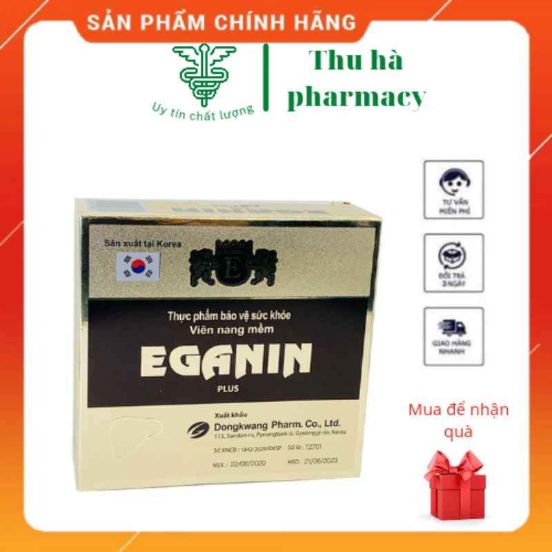 ( CHÍNH HÃNG ) Viên Uống Bổ Gan Eganin Plus hộp 60 viên