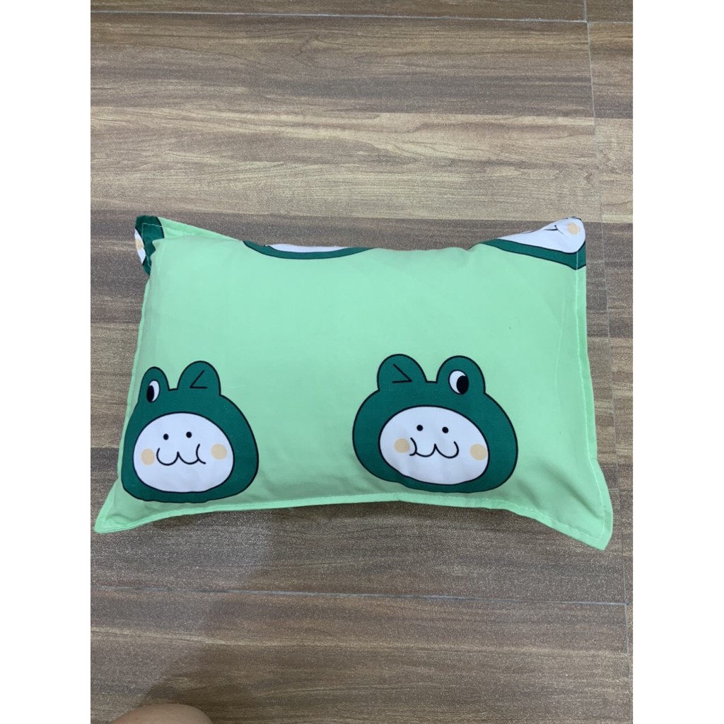 Gối đầu cotton poly hàn cao cấp  siz 25*40 giao màu ngẫu nhiên