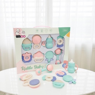 Set xúc xắc gặm nướu 8 món Umoo