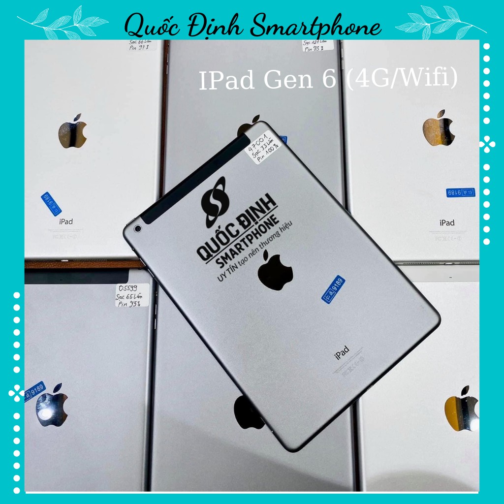 iPad Gen 6 - 32Gb/128Gb (Wifi + 4G) - Zin Đẹp 99% Như Mới (BH 6 tháng) | BigBuy360 - bigbuy360.vn