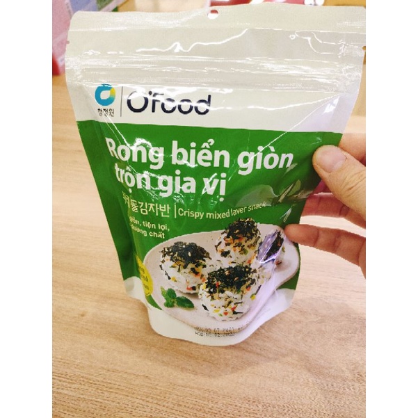 RONG BIỂN GIÒN TRỘN GIA VỊ ,HẢI SẢN,KHÔ GÀ MIWON 30G