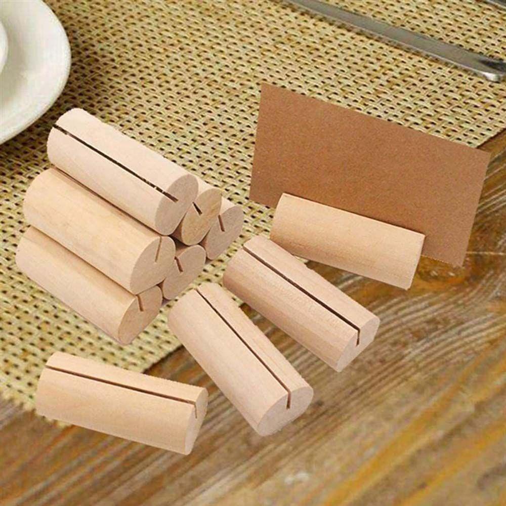 Giá Đỡ Biển Tên Bằng Gỗ Malcom Để Bàn Trang Trí Tiệc Cưới / Sinh Nhật