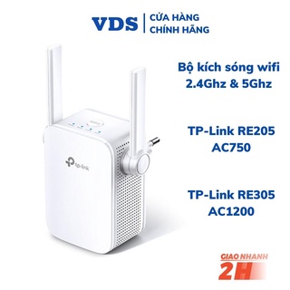Mua Bộ kích sóng wifi băng tần kép AC750 AC1200 Tplink RE205 RE305  mở rộng sóng wifi tốc độ cao VDS SHOP