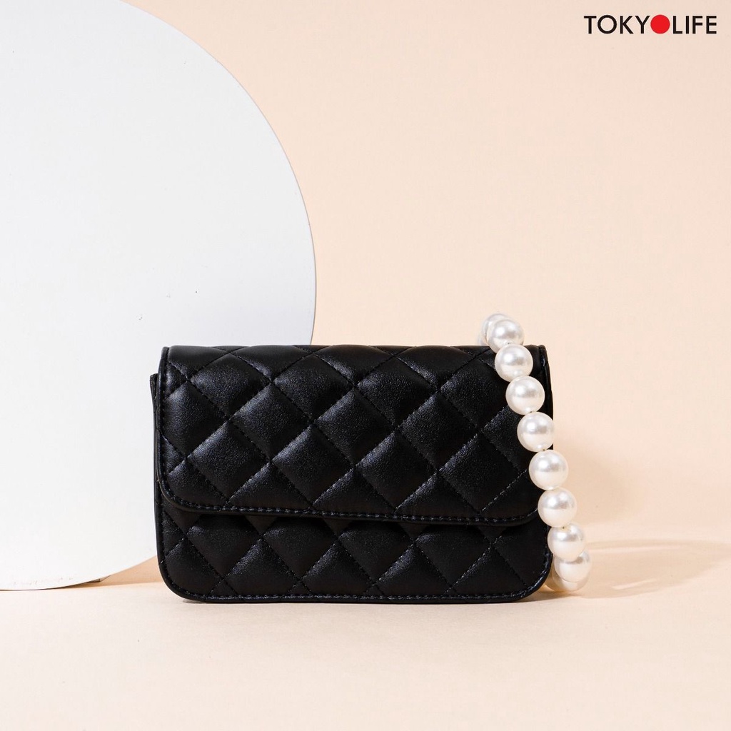 Túi xách nữ đẹp đeo chéo nữ thời trang công sở cao cấp da PU TOKYOLIFE E9BAG301I