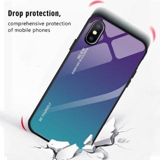 OnePlus   OnePlus 5 OnePlus 6 OnePlus 5T OnePlus 6T OnePlus 7   Case Glossy Gradient Tempered Glass Hard Phone Case Cover