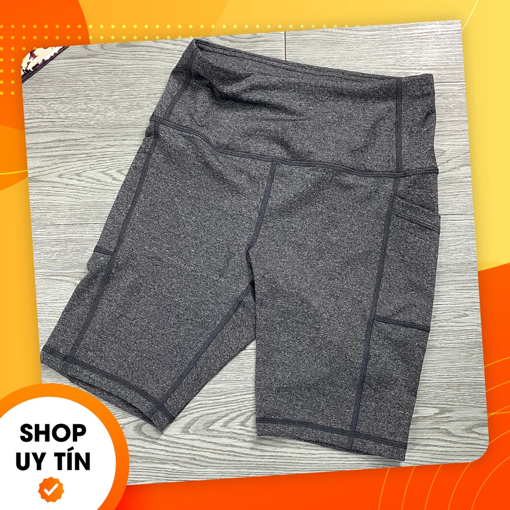 ⭐️ Quần ngố túi legging nữ tập gym yoga_form ôm nâng mông thun lạnh 4c⭐️