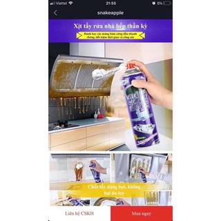 CHAI XỊT TẨY ĐA NĂNG KITCHEN CLEANER( tuyen si toan quoc)
