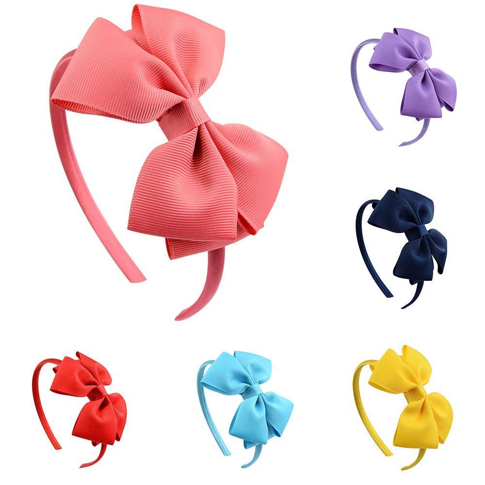 Băng Đô Cài Tóc Satin Cỡ 4 '' Dễ Thương Cho Bé Gái