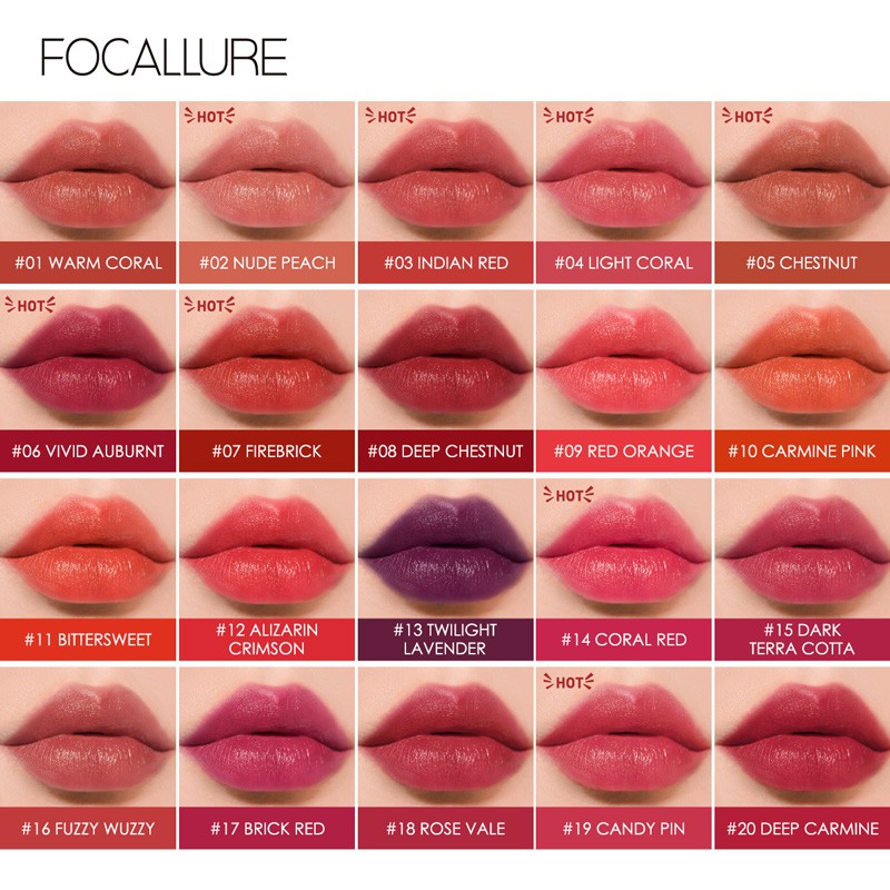 (Hàng Mới Về) Son Môi Dưỡng Ẩm Focallure Fa59 Kèm Vỏ Son Từ Tính Tiện Dụng | BigBuy360 - bigbuy360.vn