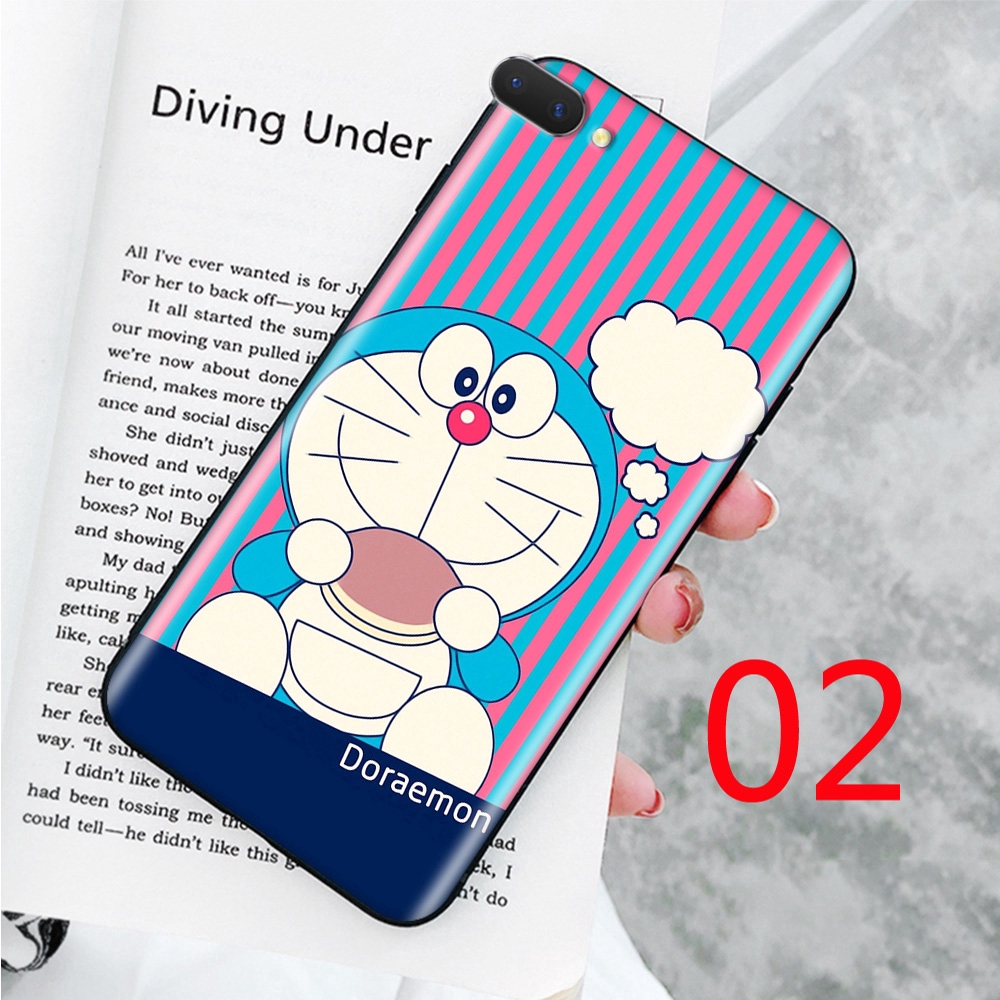 Ốp điện thoại mềm in hình Doraemon dễ thương cho OPPO A9 A5 A5S A1K A1 A3S AX5S A7X A7 AX7