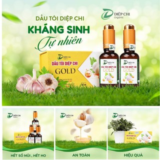 DẦU TỎI DIỆP CHI GOLD < tặng tinh dầu tràm hoặc sả & FREESHIP>