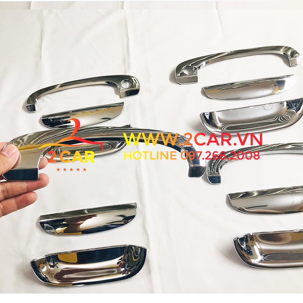 Bộ ốp tay và hõm cửa xe Hyundai Getz 2007-2010 mạ crom cao cấp