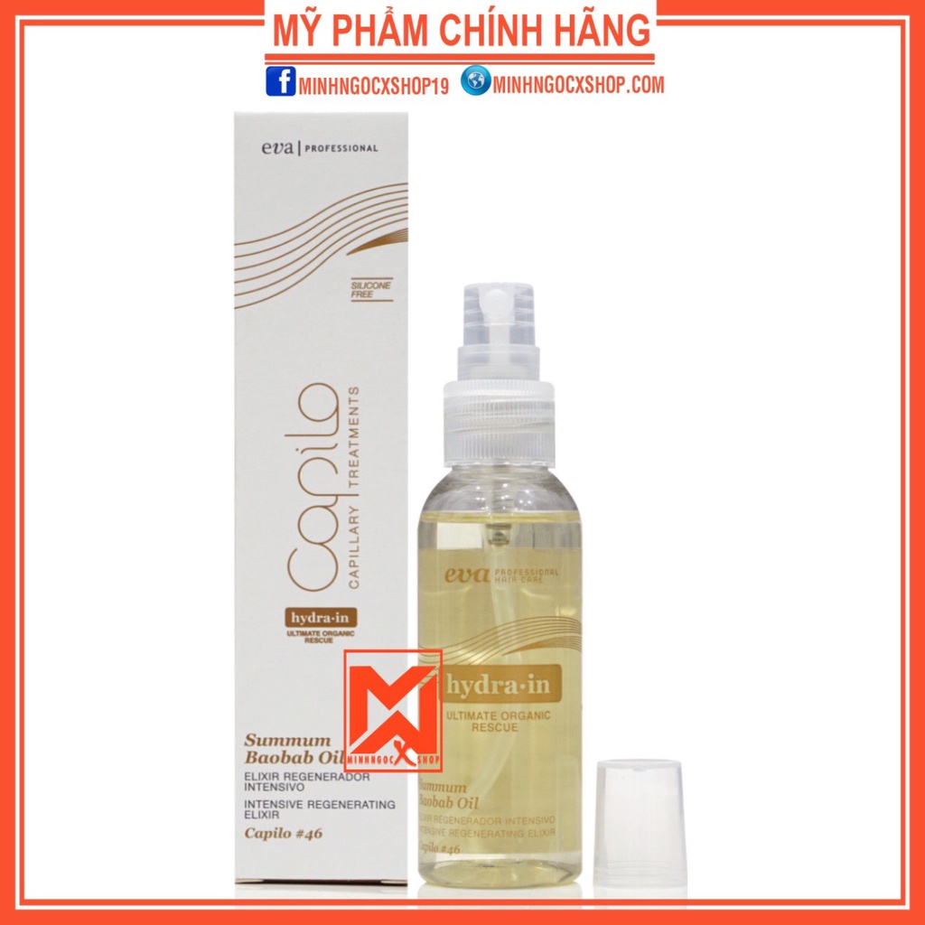 Thần Dược Tái Tạo Cấu Trúc, Dưỡng Ẩm Cho Tóc Eva Capilo Summum Baobad Oil 50ML