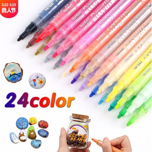 Bút sơn acrylic painter marker, bút sơn custom giày, repaint trên kiếng, sứ, thủy tinh, vải
