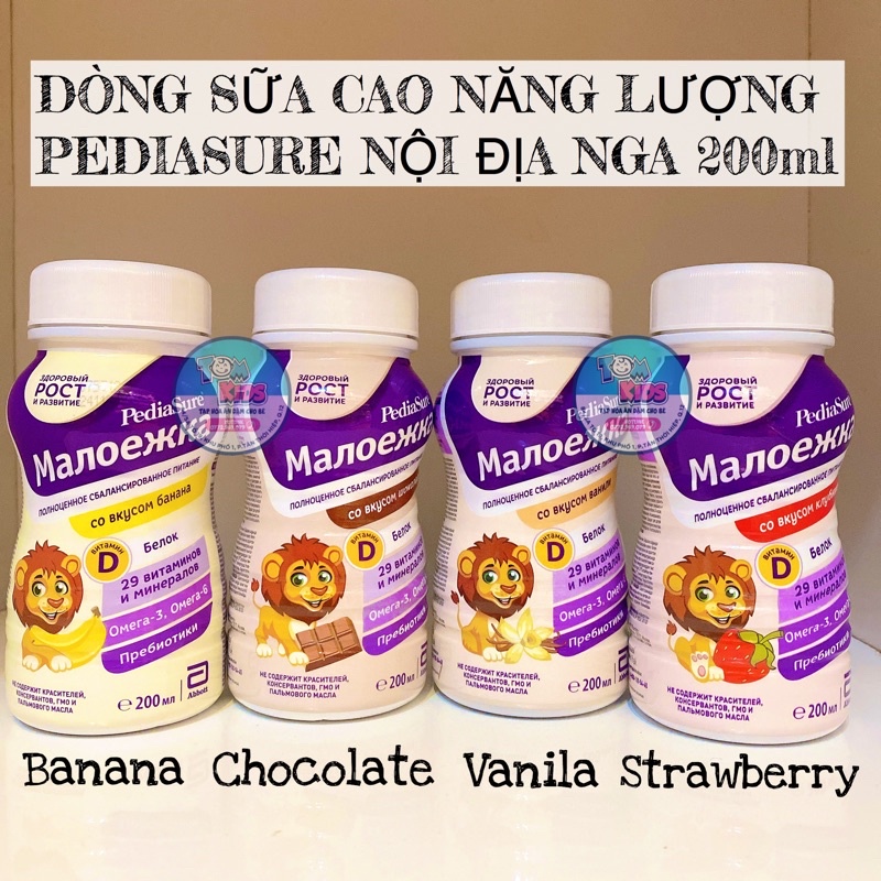 Sữa Pediasure Dạng Nước 200ml (Chuẩn Nga ) Date 11/2022