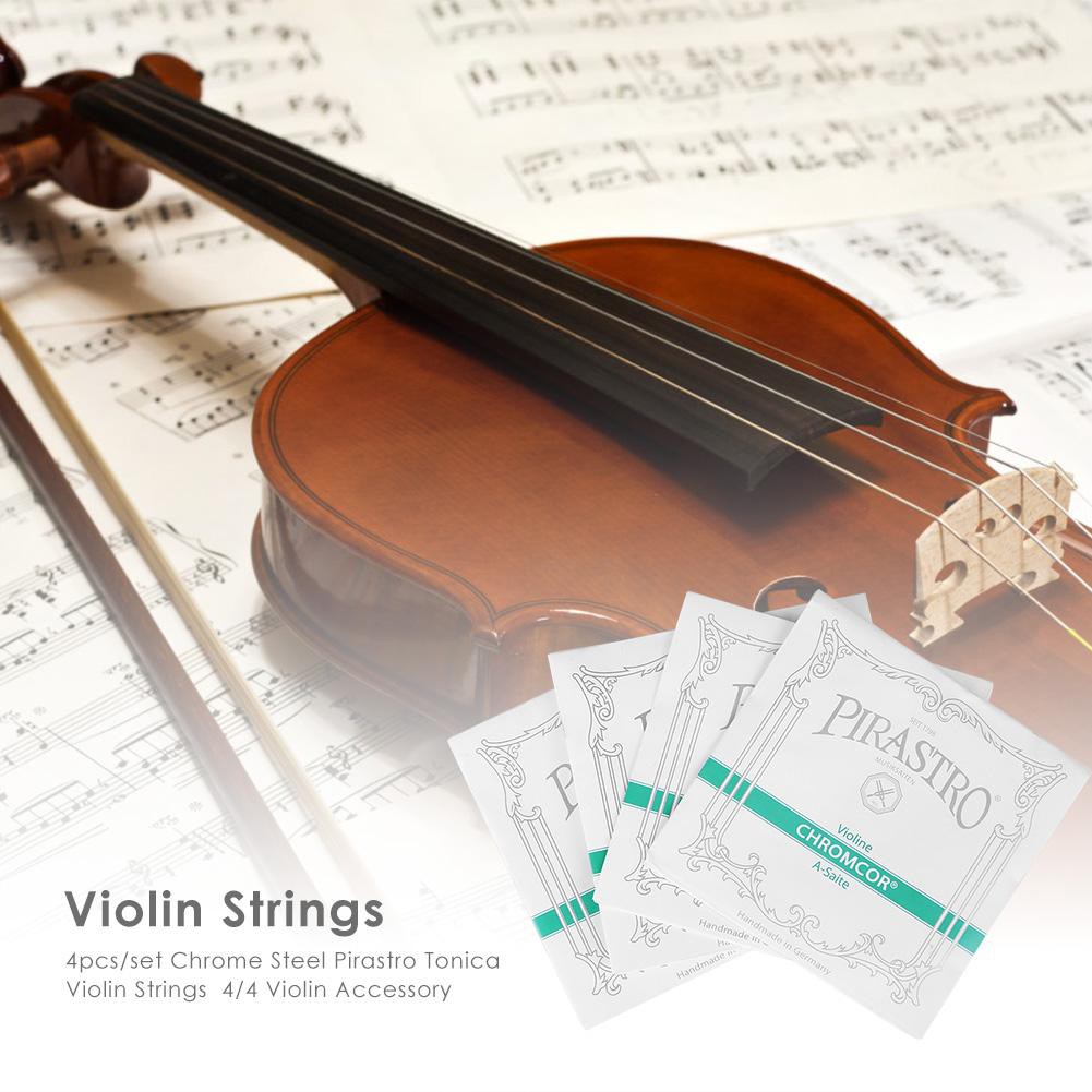 Set 4 dây đàn violin bằng thép không gỉ chất lượng cao