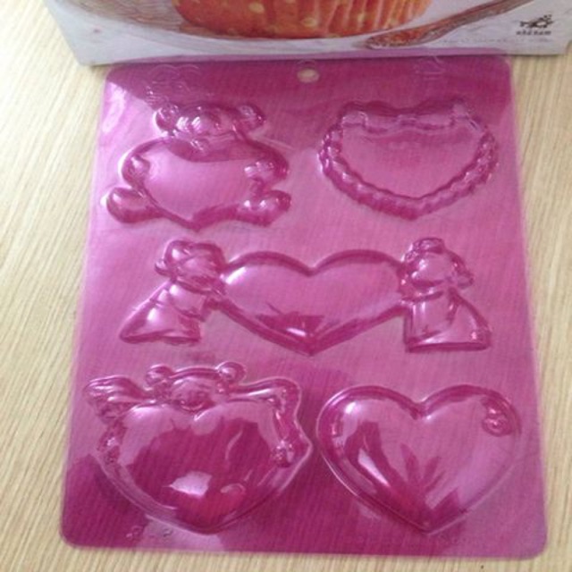 Khuôn Socola Hàn Quốc Trái Tim , Gấu