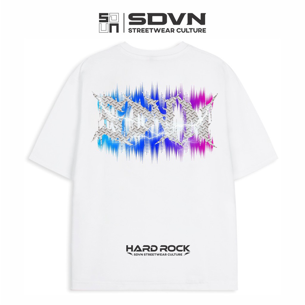Áo Thun Form Rộng Unisex Nam Nữ SDVN Hard Rock