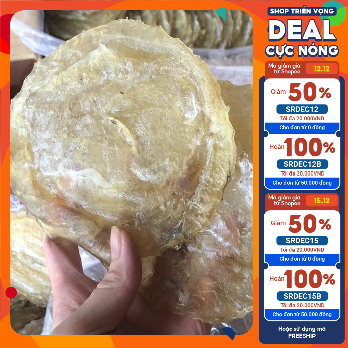 Khô cá bóng/ Cá bò Cô Tô loại dày 500G,300g