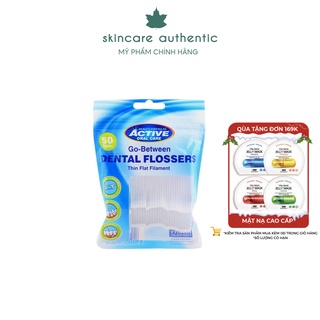 Tăm chỉ nha khoa Beauty Formulas Active Oral care Interdental Flossers - 50 cái