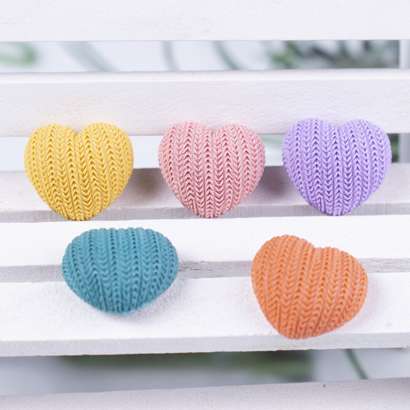 Set 20 Dây Cột Tóc Hình Trái Tim