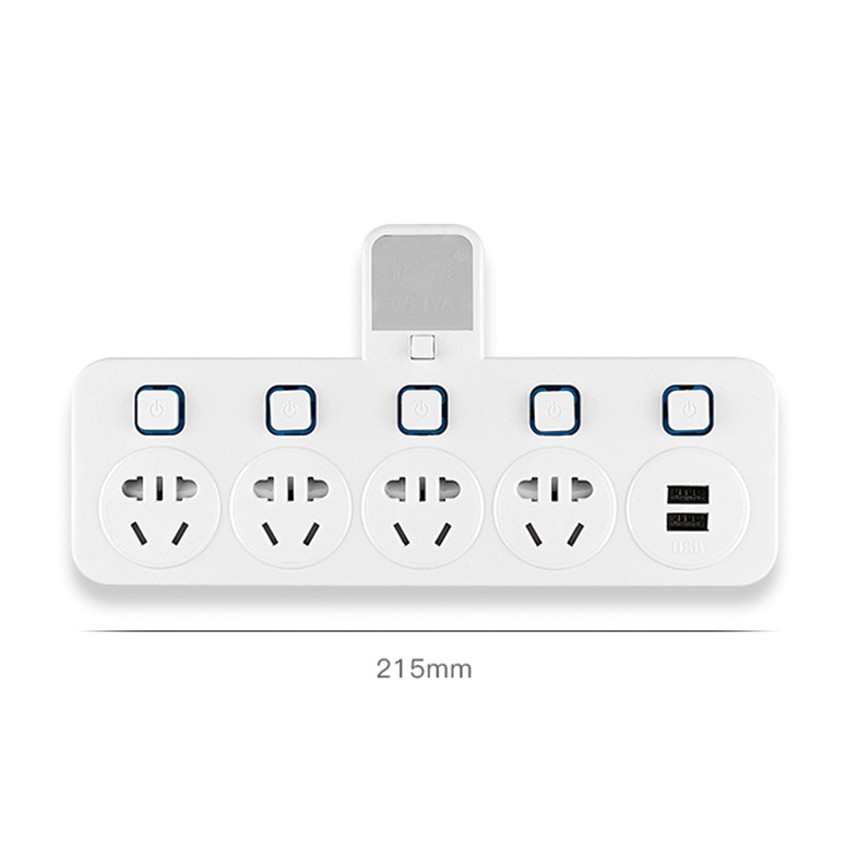 Ổ cắm điện đa năng có nút nguồn theo từng ổ có đen ngủ và cổng sạc USB 5V