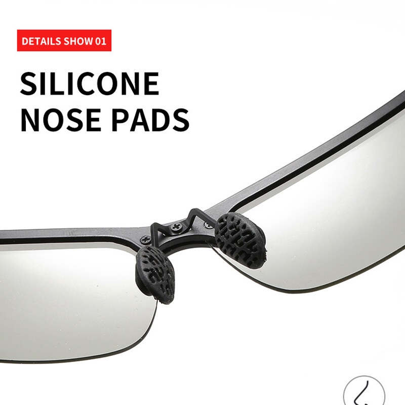 Kính Chống Nắng PTQ Gọng Kim Loại Tầm Nhìn Ban Đêm Phong Cách Thể Thao Thời Trang Cho Nam